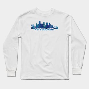 Pittsburgh Skyline Long Sleeve T-Shirt